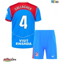 Camiseta Atletico Madrid Conor Gallagher #4 Tercera Equipación para niños 2025-26 manga corta (+ pantalones cortos)
